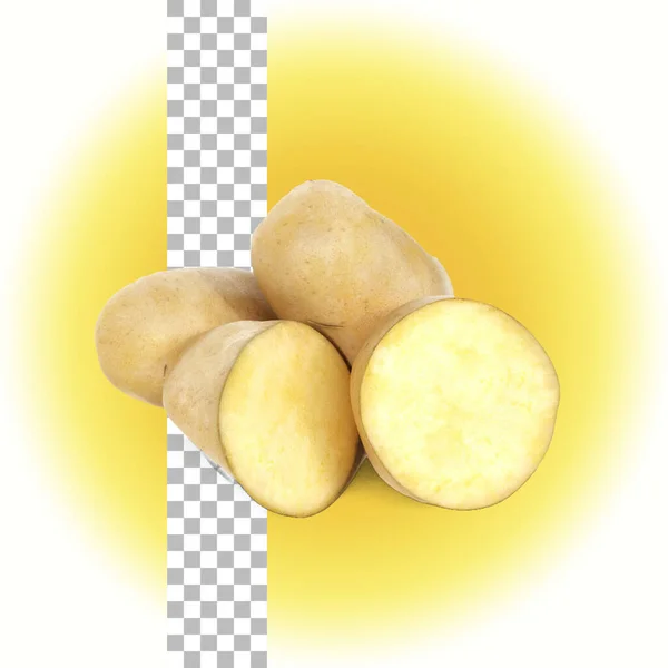Mutfak Elementi Tasarımı Için Bir Demet Tatlı Patates — Stok fotoğraf