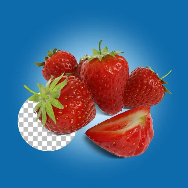 Strawberry Isolated Transparency — Stock Photo, Image