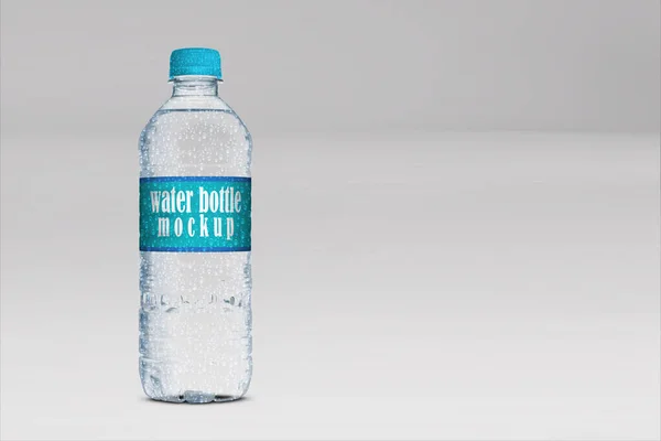 Mineral water bottle mockup