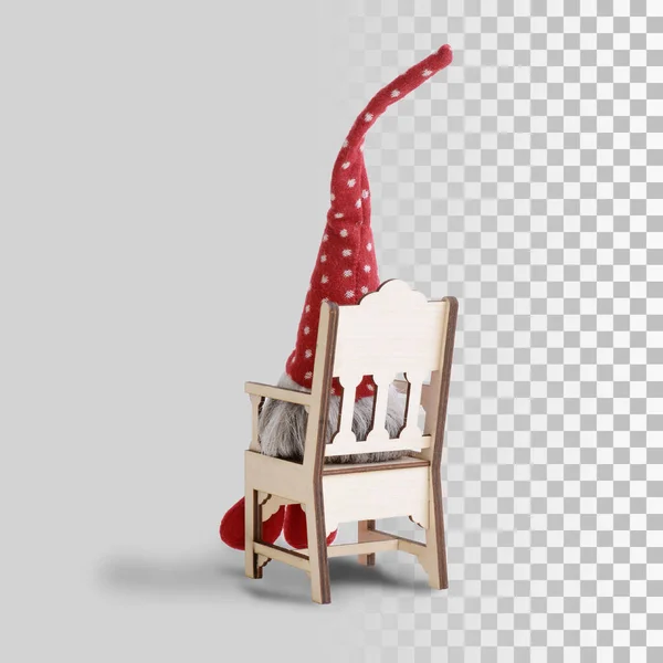 可爱的圣诞小妖精做家居装饰 — 图库照片