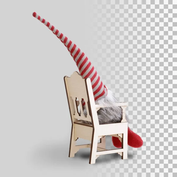 可爱的圣诞小妖精做家居装饰 — 图库照片