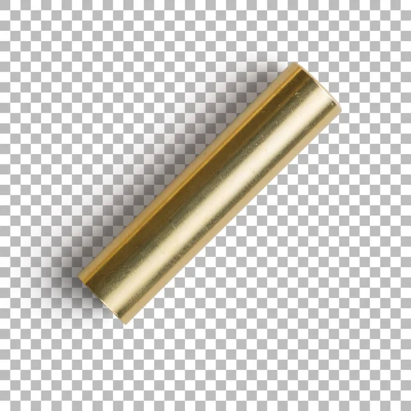 Isolated Closeup Golden Ballpen Cap — Stock Photo, Image