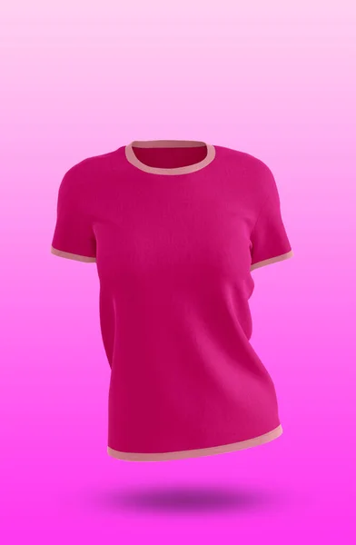 Mockup Camisa Das Mulheres Para Uso Diário — Fotografia de Stock