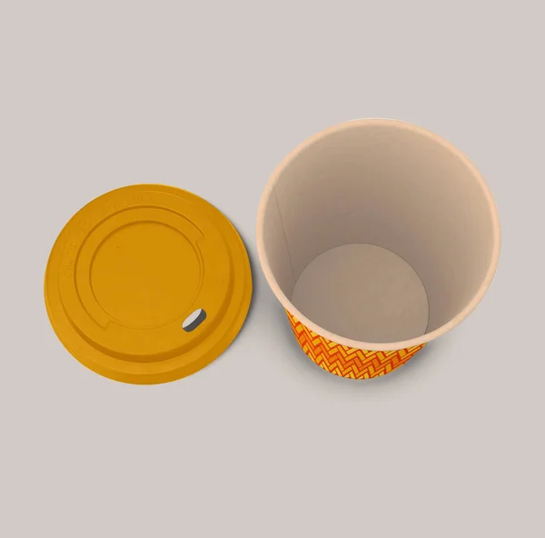 Просто Мінімалістичний Макет Чаю Або Кави — стокове фото