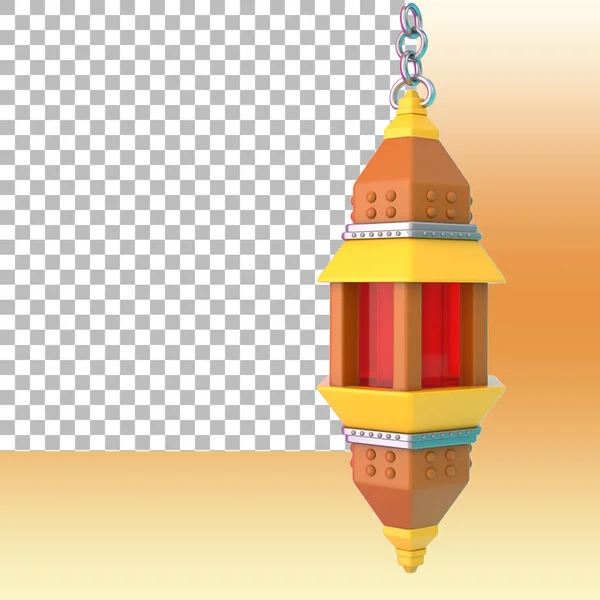 透明性とあなたのデザインとプロジェクトのイスラムシンボルのための単にランタン — ストック写真