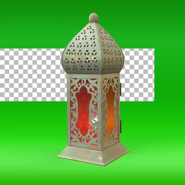 Simply lantern for islamic symbol your design and project with transparency.