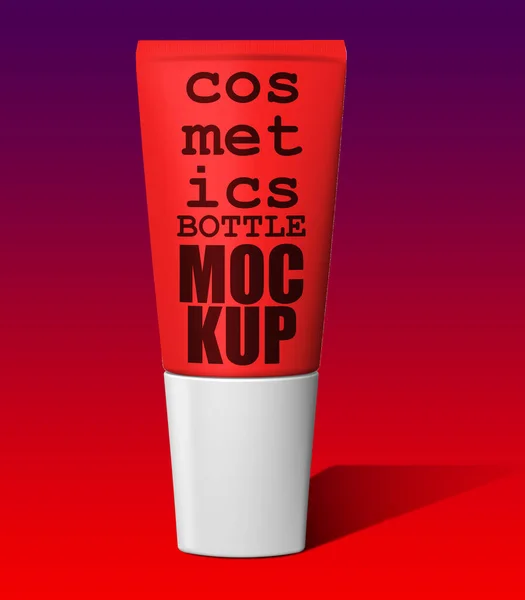 Mockup Produkt Kosmetické Láhve — Stock fotografie