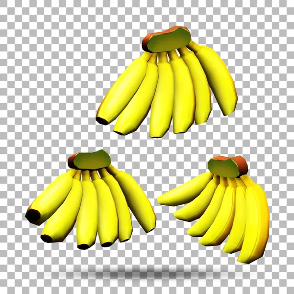 Koncepcja Owoców Żółtego Banana Codziennego Żywienia — Zdjęcie stockowe