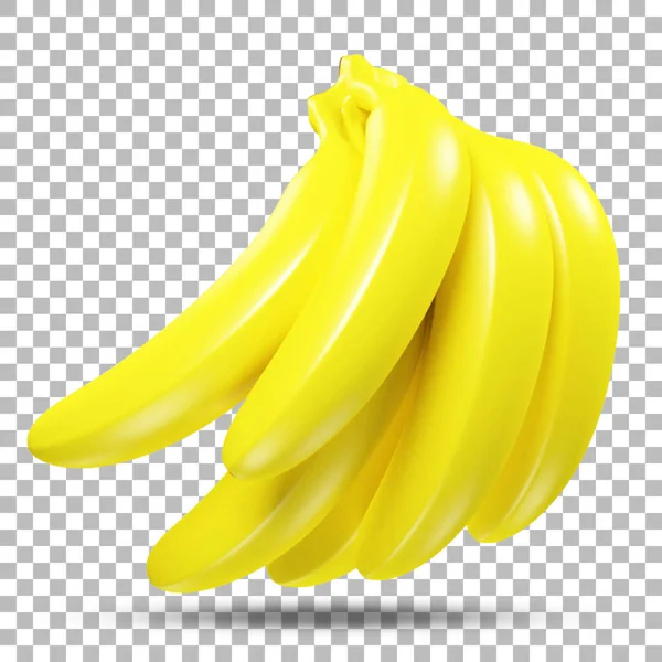 Conceito Frutas Banana Amarela Para Nutrição Diária — Fotografia de Stock