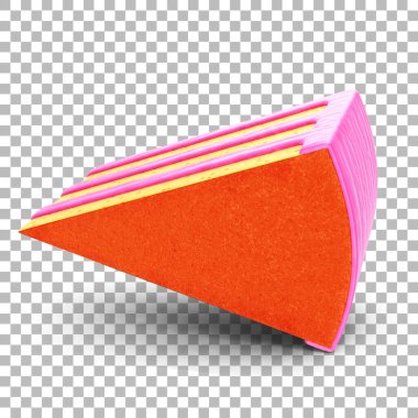 Süslü çilekli kek ve kırmızı benekli şeker..