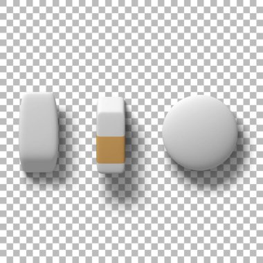 Kapalı görünüm, kırtasiye konseptiniz için lastik silgisini ayarlar.