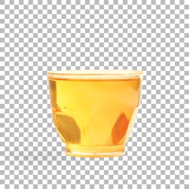 Ballı kristal bardak.