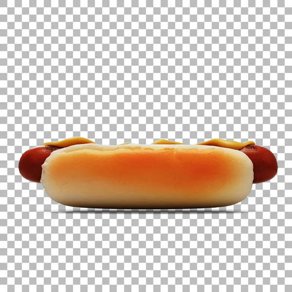 Lahodný Červený Hot Dog Pro Váš Design Aktiv — Stock fotografie