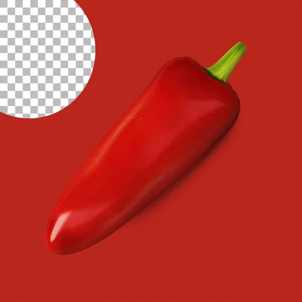 Chili Quente Vermelho Para Design Ativos Conceito Picante — Fotografia de Stock