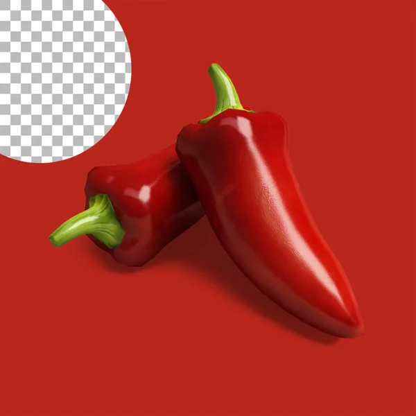 Chili Quente Vermelho Para Design Ativos Conceito Picante — Fotografia de Stock