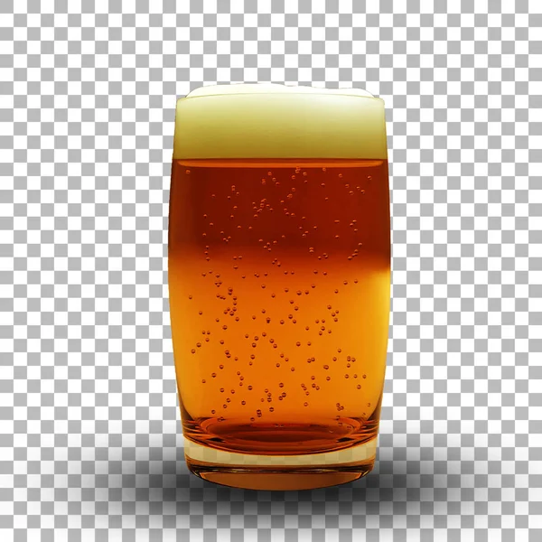 Cold Beer Glass Suitable Oktoberfest Concept Design — Stock Photo, Image