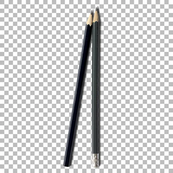 Amazing Isolated Pencils Pure Transparent Background — Stock Photo, Image