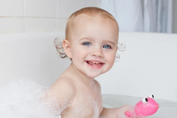 Feliz baño. — Foto de Stock