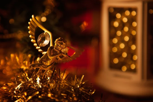 Golden Christmas Royalty Free Stock Photos