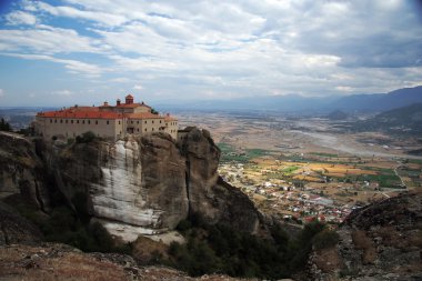 Manastır kaya, meteora, Yunanistan
