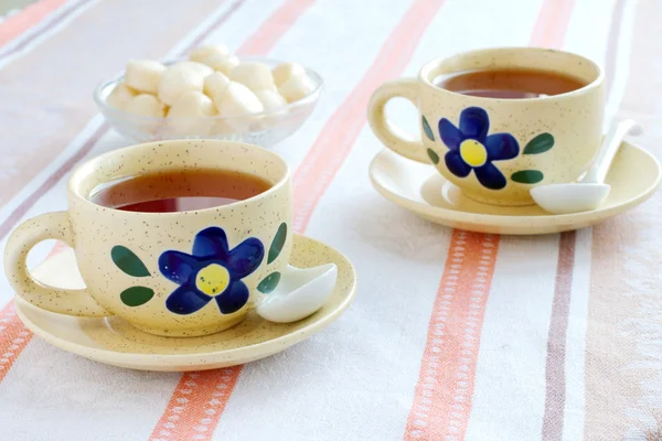 Deux tasses de thé — Photo