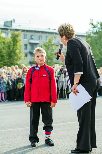 Show at the celebration 1st of september. Saint-Petersburg — Stock Photo, Image