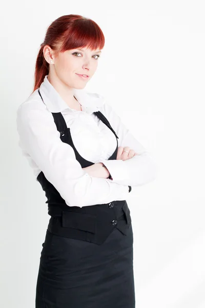 Young girl in business clothes — Stock Photo, Image