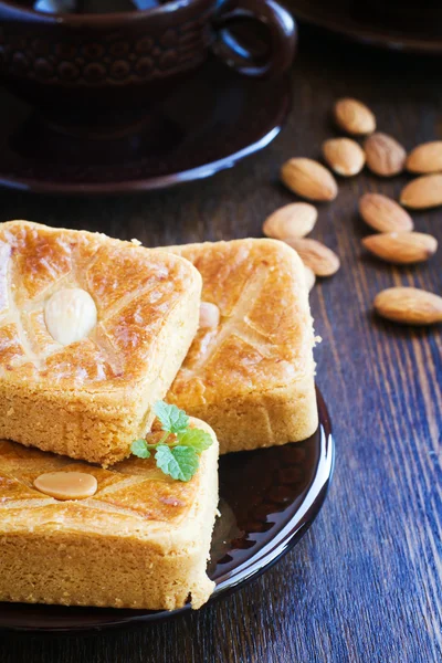 Biscoitos de amêndoa — Fotografia de Stock