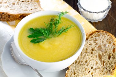 kremalı balkabağı çorbası