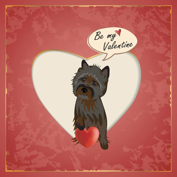 San Valentín Cairn — Vector de stock