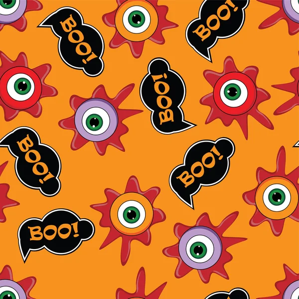 Boo de Halloween — Vector de stock