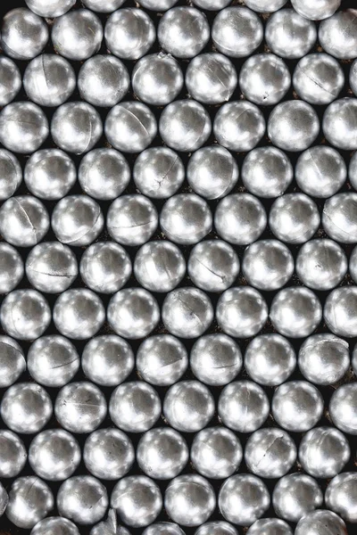 Raw plastic material gray granules — Stock Photo, Image