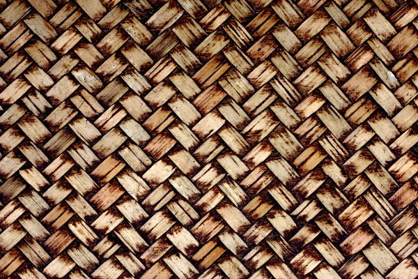 Handwerk weven textuur natuurlijke rieten — Stockfoto