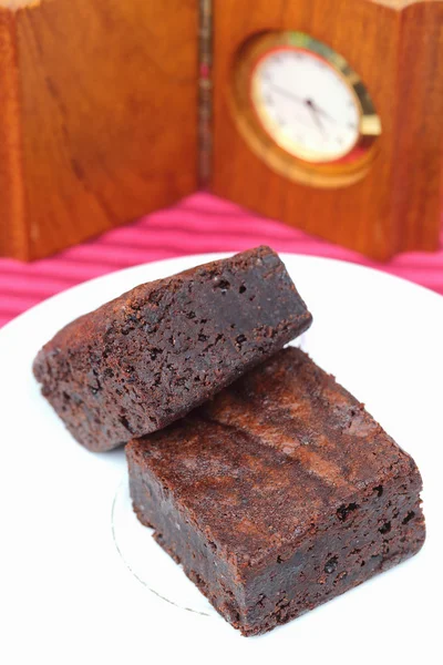 Bolo de doces brownies — Fotografia de Stock