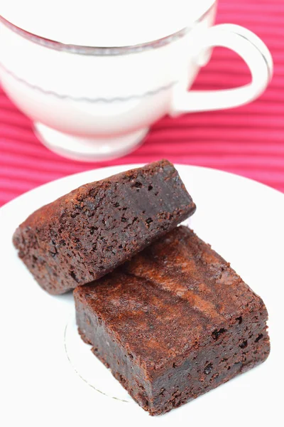 Bolo de doces brownies — Fotografia de Stock