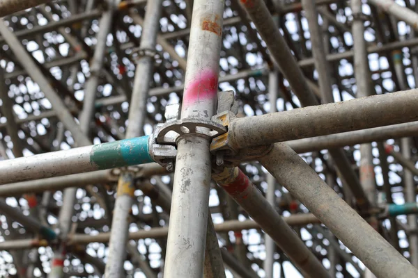Large scaffolding joints — Stock Photo, Image