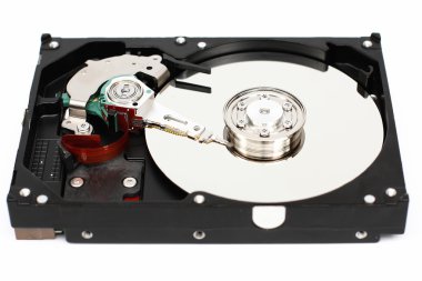 closeup dahili bilgisayar sabit disk.