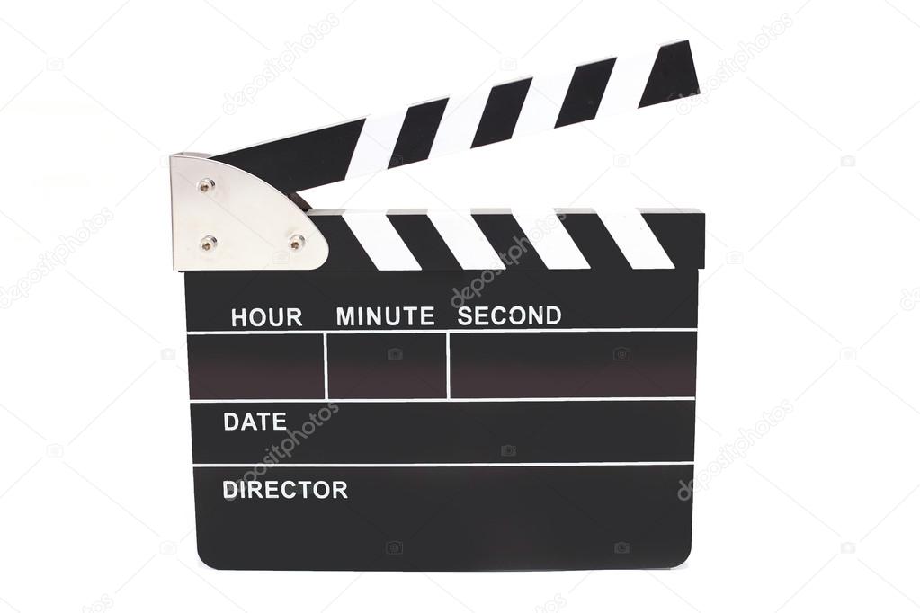 Digital Clapperboard isolated
