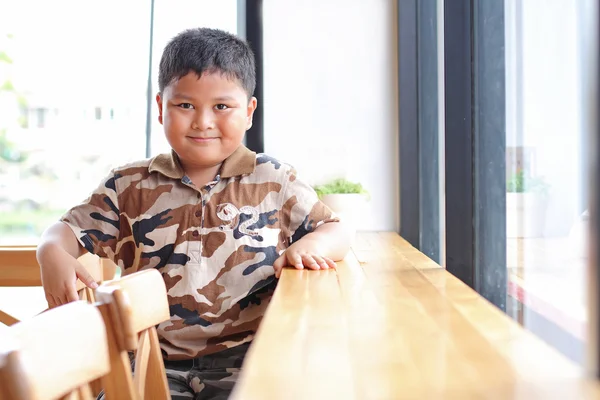 Boy with a cheerful expression. — Stock Photo, Image