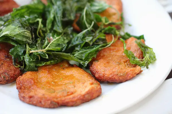 Alimentos elaborados con camarones — Foto de Stock