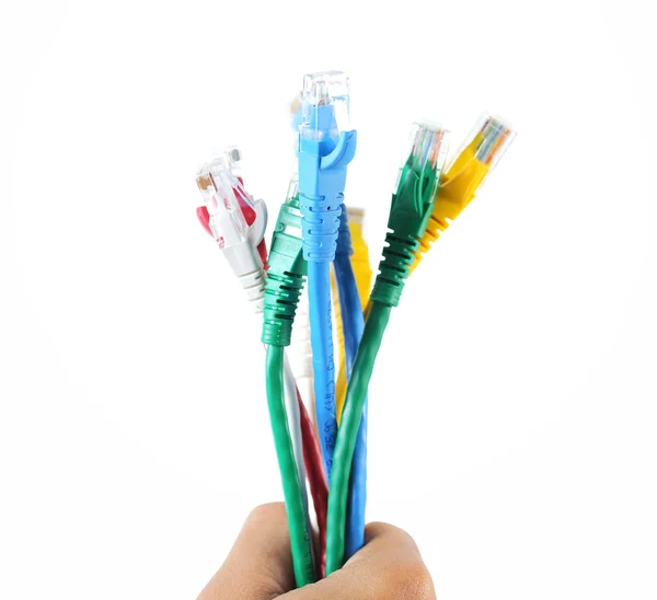 usb kablosu beyaz arkaplanda izole edildi