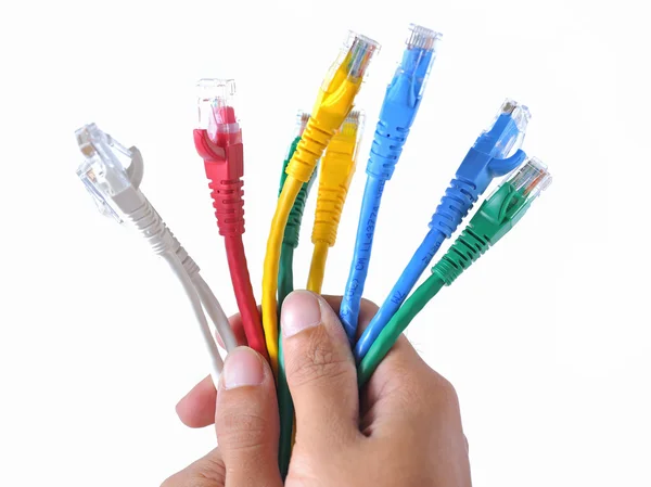 usb kablosu beyaz arkaplanda izole edildi