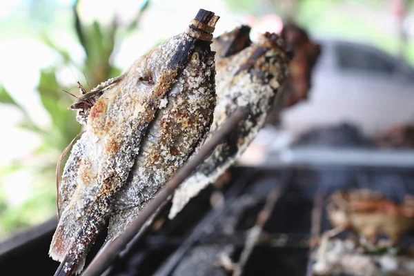 Fish were burned — Stock Photo, Image