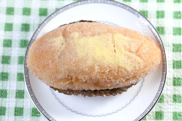 Bröd toppad med socker — Stockfoto