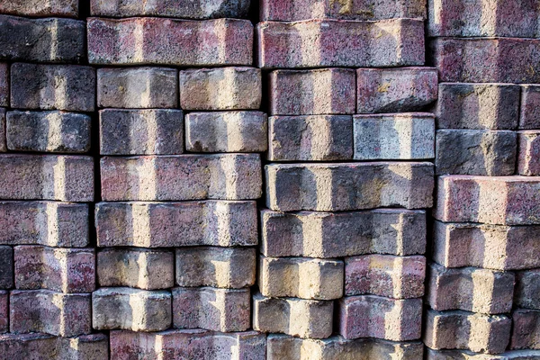 Bricks Flooring placed the lot — Stock Photo, Image