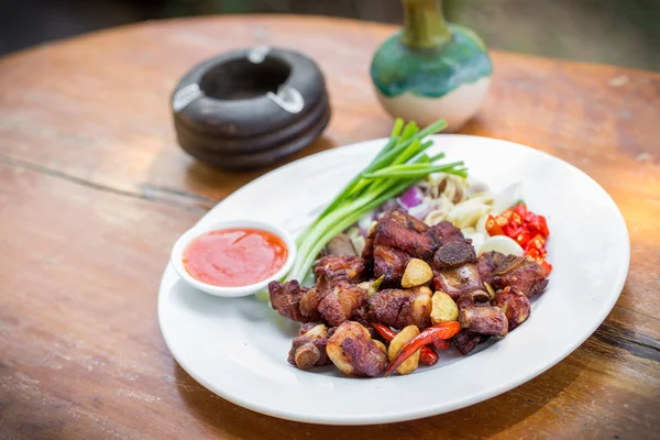 Tailandia Comida, Cereales de cerdo —  Fotos de Stock