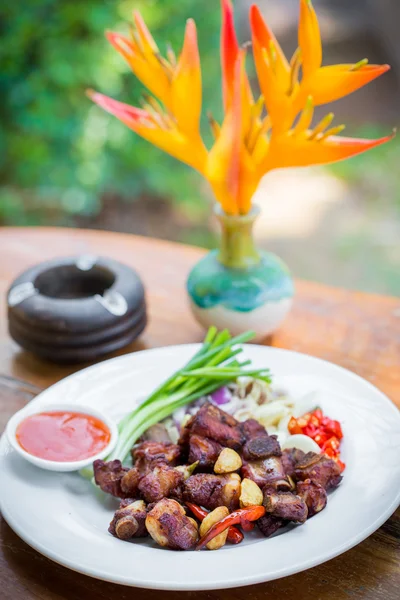 Tailandia Comida, Cereales de cerdo — Foto de Stock