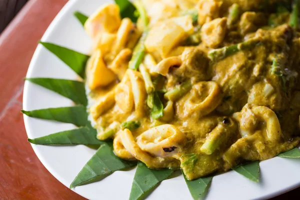 Squid with Curry Powder — Stock Photo, Image