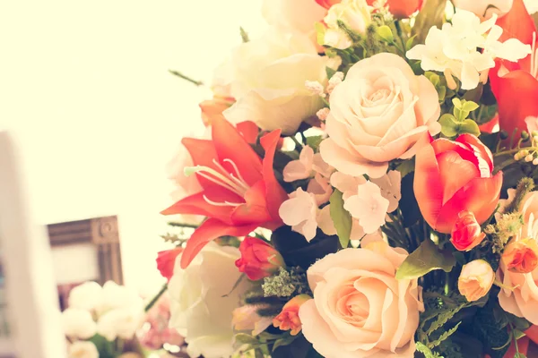 Beautiful fake flowers — Stock Photo, Image