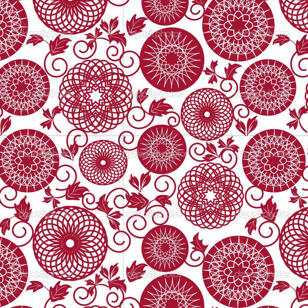 red pattern seamles